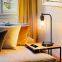 Glass Lampshade Industrial Style Bedside Lamp Stepless Dimming Table Lamp