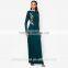 Muslim dress with high quality islamic fashion abaya babai women prom dress D244