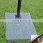 Outdoor beach umbrella supplier wholesale granite umbrella base parts with 45kg