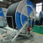 Turbine Operated Traveling Reel Sprinkler Irrigation Equipment Four speed direct connection integrated For Vast Farmlands Italian technology