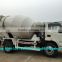 IVECO YUEJIN 4x2 small concrete mixer truck, 3-4m3 cement mixer truck price sale in Djibouti