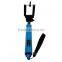 High quality colorful selfie stick bluetooth with zoom for Smart phone and camera