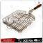 new design multi function long handle bbq fish rack grill net