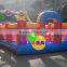 cheerful clown inflatable playground
