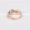 New arriving 10k rose gold jewellery luxury ring woman