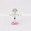 China manufacturer custom 925 sterling silver wedding ring set silver chromium plating