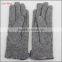 ladies winter wholesale grey woolen top hand gloves