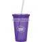Plastic Double wall cup - 22OZ double wall tumbler 16oz
