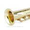 AT85-G electrophoresis gold lacquer integrated soprano saxophone from china supplier