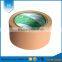 Strong high viscosity gummed logo printed kraft paper PVC tape for carton sealing