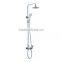 Chrome Brass Wall Mounted Rain Shower Set China Shower Faucet Supplier