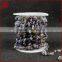 Blue agate Beads Rosary Chain For Necklace OR Bracelet DIY