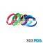Custom wholesale fashion silicone bracelets embossed imprinted printed logo Silicone Rubber Wristband bracelet