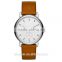 High quality thin leather japan movt quartz stainless fashion wrist watch