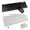 2.4g bianco pc wireless keyboard + mouse keypad film kit set per desktop pc laptop spedizione gratuita