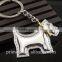Fashion Dog Shaped Metal Key Chain Key Ring Hot Gift Engraved Your Name
