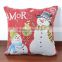 PLUS Christmas Snowman Custom Zippered Square Cushion Cover Case, 18-inch x 18-inch