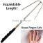 Out&InDoors Marshmallow Roasting Sticks with Safety Design Multi Colored Handle Stainless Steel BBQ Fork