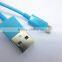 colorful MICRO spiral usb cable for smartphone