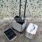Professional aluminum trolley rooling make up beauty cosmetic case