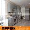 2016 Oppein New Design Grey Acrylic Finish Kitchen Cabinet