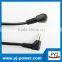 right angle 22awg 20awg18awg 5.5 2.1 mm dc cable male to male
