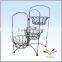 China Manufacturer Best Selling Decorative Outdoor Garden Metal Corner Flower Stand For Wedding