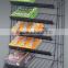 5 tiers black color china suppliers snack rack /usa supermarket shelf