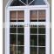 Simple iron window grill with PVC Casement Window design