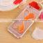 New arrival 3D Heart-Shaped quikcksand phone case, transparent Soft TPU mobilephone cover for iphone 6/6s