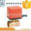 SR206 2-way 3-way DC5V/12V/24V Brass electric ball valve, motorized ball valve