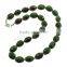 Ruby in Zoisite Necklace, zinc alloy lobster clasp, Oval, natural