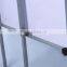 Height adjustable round tubes tripod flip chart magnetic whiteboard with stand for office use