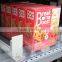 plastic shelf divider pusher system for supermarket