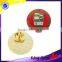 Custom high quality gold lapel pin painted hard enamel