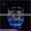 Personalized blue bottom fancy recycled 300ml whiskey glass cup                        
                                                                                Supplier's Choice