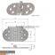 SK2-041 Long Circle Hinge Cabinet Hinge manufacturer in China