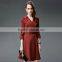 2015 Lady Latest Fashion Autumn Elegant Office Formal Long Dress
