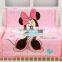 Cartoon 100% polyester coral fleece baby blanket baby bedding sets