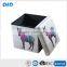 Custom Printing Fabric Single Folding Ottoman