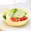 colorful plastic salad bowl /sugar bowl /soup bowl fruit storage tableware food container