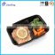 New takeaway plastic fast food disposable compartment lunch box