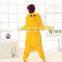 M/L promotional customized plush duck animated cartoon jumpsuits/one-pieces/teddies/bodysuit
