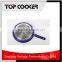 Pressed aluminum non-stick tawa pan with induction bottom