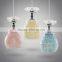 Creative Modern Restaurant Home Bar Hotel Colorful Ceramic Pendant Lights Warm Sweet Pendant Lamp Indoor Lighting Fixtures