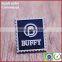 Custom embossed garment shirt shoe luggage sample pvc tags