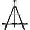black lightweight tripod painting easel with canvas bag