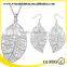 Hollow Silver Leaf Bridal New Model Jewelry Set, Beautiful Jewelry Set