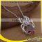 necklace silver spider pattern big pure silver chain necklace