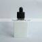 15ml rectangle white dropper glass bottle with childproof cap                        
                                                                                Supplier's Choice